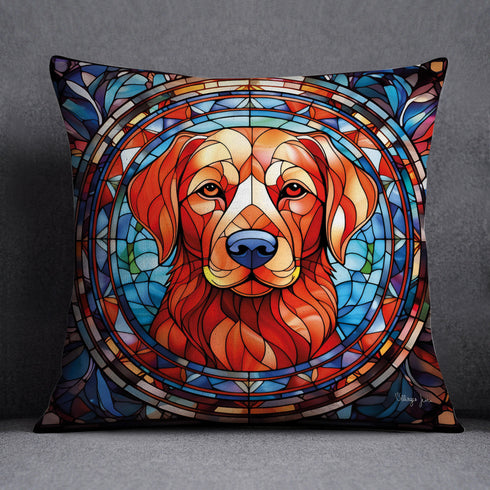 Labrador Fox Red Suncatcher Design Cushion
